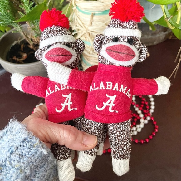 2 Plushland Alabama Monkeys With Beads NWOT - Picture 6 of 8